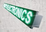 Green Electronic Inscription Scrolling Message and Graphics Board with Wifi connection (192,5cm x 16,5cm)