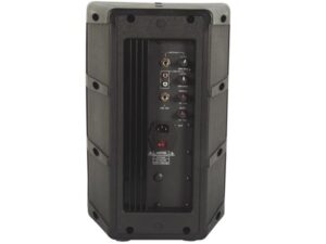 Black, 2way ABS speaker, 8" with Amplifier