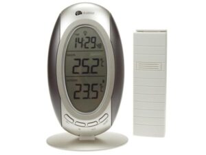 DCF Clock with Internal/ External Temperature Indication