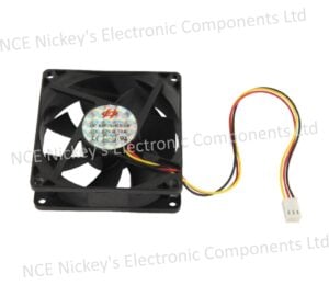 80mm 3-pin Cooling Fan (8025)(Black)