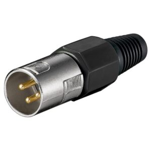 Microphone plug; 3 Pin XLR Male