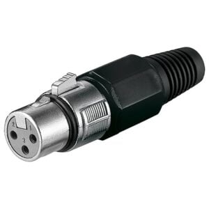 Microphone Jack, XLR female (3-pin)