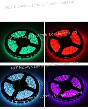 5050 SMD Waterproof RGB LED Strip with 44 Keys 5m