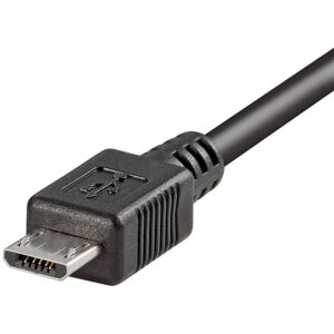 Micro-USB Sync & Charging Cable 1m (Black)