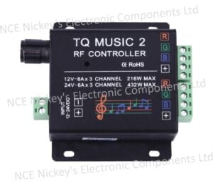 MUSIC2 RF Remote for RGB LED Light Strip Controller