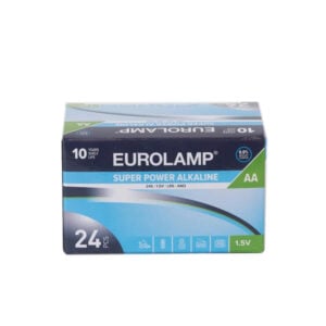 EUROLAMP AA ALKALINE BATTERIES 24pcs