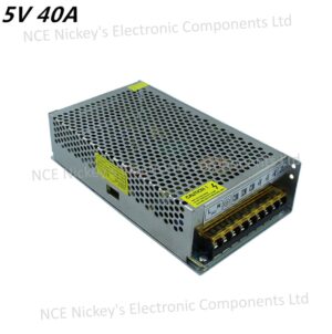 Metal Case Power Supply 5V 40A, 200W