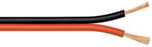 Speaker Cable Red/Black CCA 2 x 0.75mm²- Reel: 100m