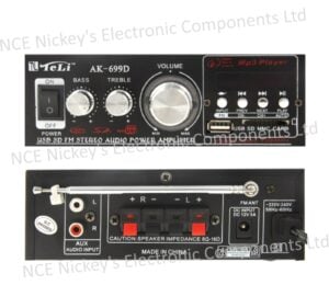 HiFi Stereo Audio MP3 Power Amplifier with Remote Control