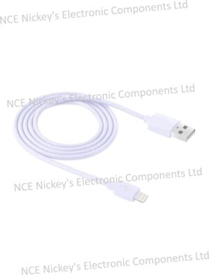 1M HAWEEL High Speed 35 Cores 8 pin to USB Sync Charging Cable (White)