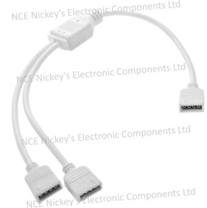 1 to 2 Ports (Y)Female Connection Cable for LED RGB Strip