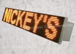 Yellow Electronic Inscription Scrolling Message and Graphics Board with Wifi connection (96,5cm x 16,5cm)