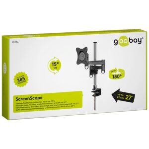 Telescopic table mounting bracket for monitors up to 69cm (27")