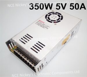 Metal Case Power Supply with Fan  5V 50A, 250W