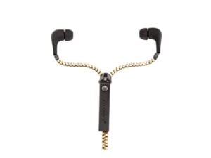Roxcore® - Zippers- Earphones, Gold