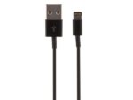 USB A Plug - Lightning 8-Pin Plug, Black, 1m (M-M)