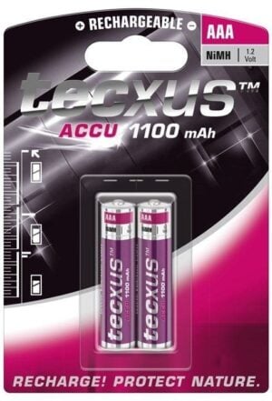 AAA (Micro)/HR03 - 1100 mAh - Nickel-metal hydride battery (NiMH), 1.2 V