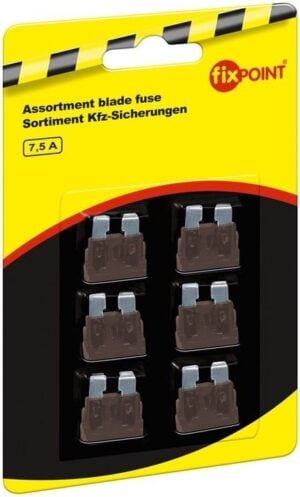 Car blade fuse assortment; 6 pcs. - 7.5 A