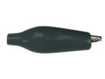 ALLIGATOR CLIP WITH BOOT 27mm - BLACK