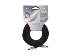 OPTICAL CABLE - TOSLINK PLUG TO TOSLINK PLUG / 5.00 m / M-M / GOLD PLATED
