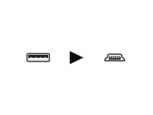 USB 2.0 A PLUG TO MINI USB PLUG / COPPER / 0.75 m / GOLD PLATED / M-M