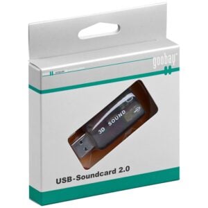 USB 2.0 sound card / audio adaptor / headset adaptor