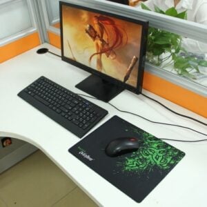 Large & Slim Anti-Slip Razer Pattern Gaming Mouse Pad
