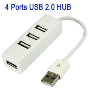 4 Ports USB 2.0 HUB for Apple Computer(White)