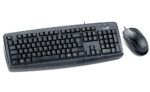 Genius KM-130 Combo Kit Optical Mouse Desktop Keyboard English/ Greek USB Wired