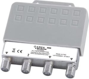 ANGA Splitter 3 Outputs with Waterproof Case