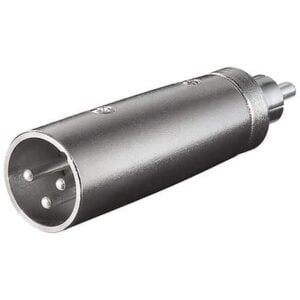 GOOBAY 3P XLR Male - RCA male Adapter