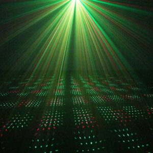 Waterproof Starry Sky Pattern Red + Green Laser Lights