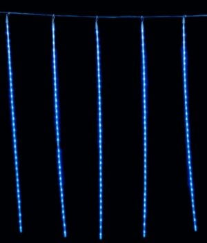 EUROLAMP Curtain 1.5x1m 160L Super Bright White & Blue LED - Multi Function