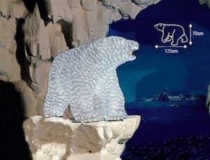 3D ACRYLIC LED POLAR BEAR