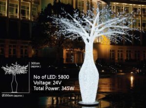 3D ACRYLIC LED BOTTLE-TREE