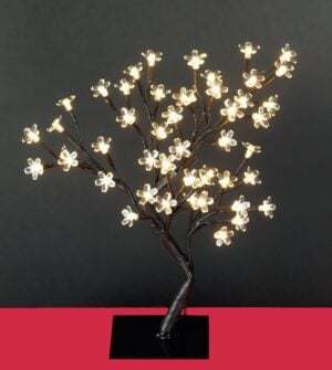 Cherry Tree with Silicon Flowers, 48 Warm White LED