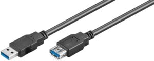 USB 3.0 SuperSpeed extension cable - USB 3.0 plug (type A) > USB 3.0 jack (Type A)