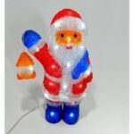 Acrylic Santa with 40 LED 38cm
