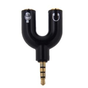 3.5mm Stereo Male to 3.5mm Headphone & Mic Female Splitter
