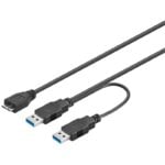 USB 3.0 dual power SuperSpeed cable