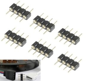4 Pin Male Connector for RGB LED SMD Strip Light