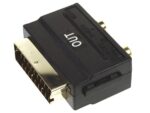 Scart male to 2xRCA female adapter
