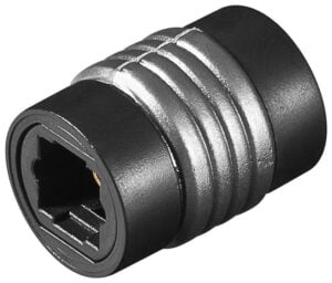 Toslink digital/audio connector; female to female