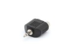 Dual Female RCA - Male 3,5mm Stereo Jack