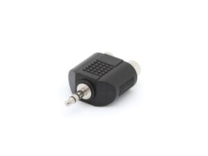 Dual Female RCA - Male 3,5mm Stereo Jack