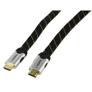 HDMI - HDMI Flat Cable with Metal Plugs V1.3 2.5m