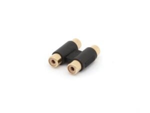 2 x RCA Female -2 x RCA Female, gold plated