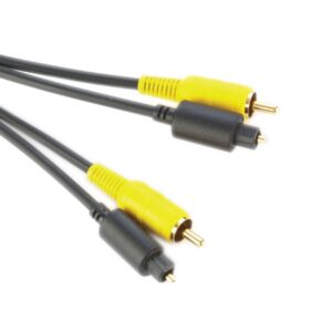 TOSLINK & Phono Cables 1.8m