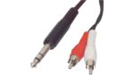 Stereo Audio Cable 6.35 mm Male - 2x RCA Male, 2.0 m