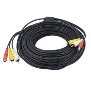 RCA Power/ AV Cable for CCTV Camera Surveillance